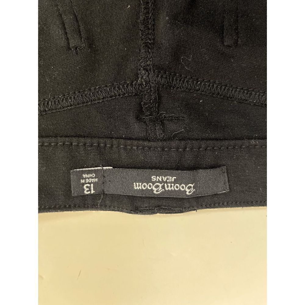 Boom Boom Jeans Women's Mid-rise Skinny Leg Stretch Jeans Blue Black Size 13 - Picture 6 of 6